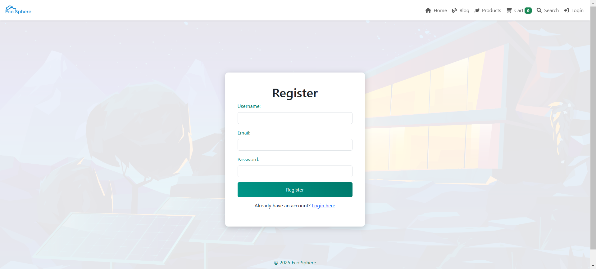 Registration Page