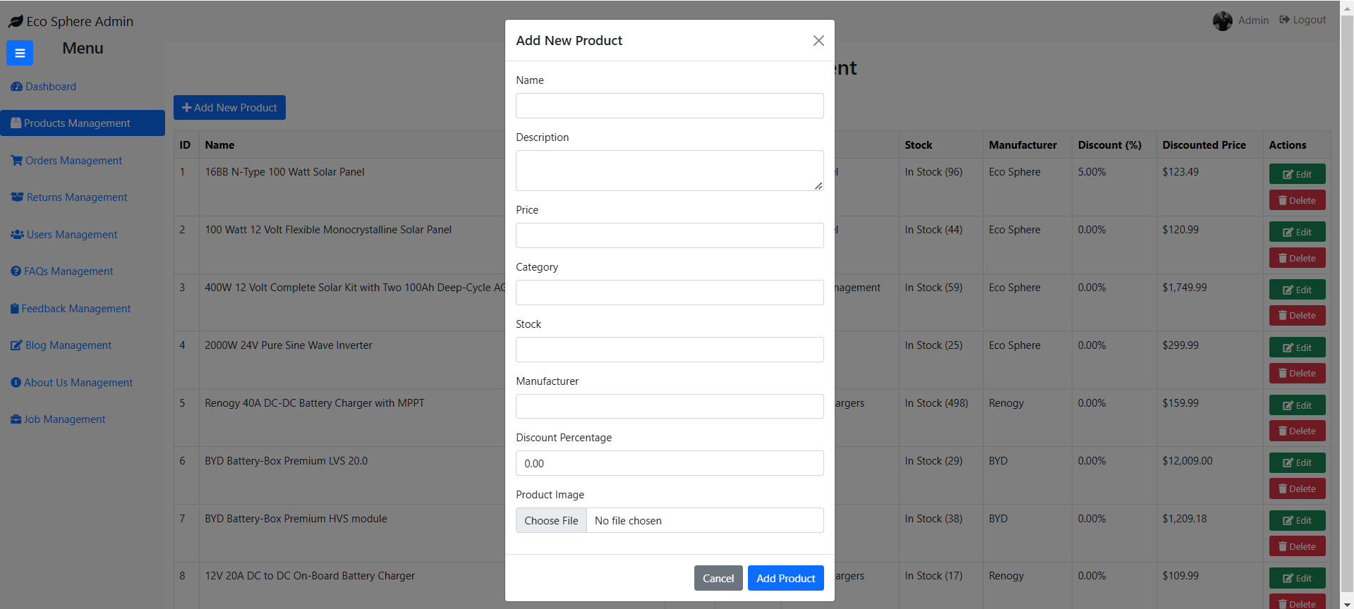 Add Product